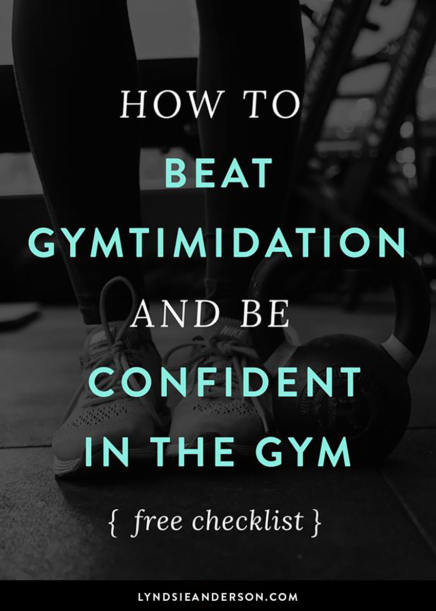 How to beat gymtimidation and be confident in the gym pin